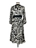 Harold's 100% Polyester Animal Print Black Casual Dress Size 2 - photo 2
