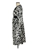 Harold's 100% Polyester Animal Print Black Casual Dress Size 2 - photo 5