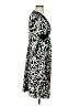 Harold's 100% Polyester Animal Print Black Casual Dress Size 2 - photo 4