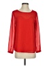 Naked Zebra 100% Polyester Red Long Sleeve Blouse Size S - photo 1