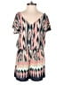 Soprano 100% Polyester Chevron-herringbone Pink Romper Size XS - photo 1