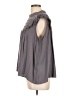 GiGio 100% Rayon Gray Sleeveless Blouse Size L - photo 5