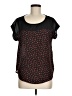 Papermoon Black Short Sleeve Blouse Size M (petite) - photo 1