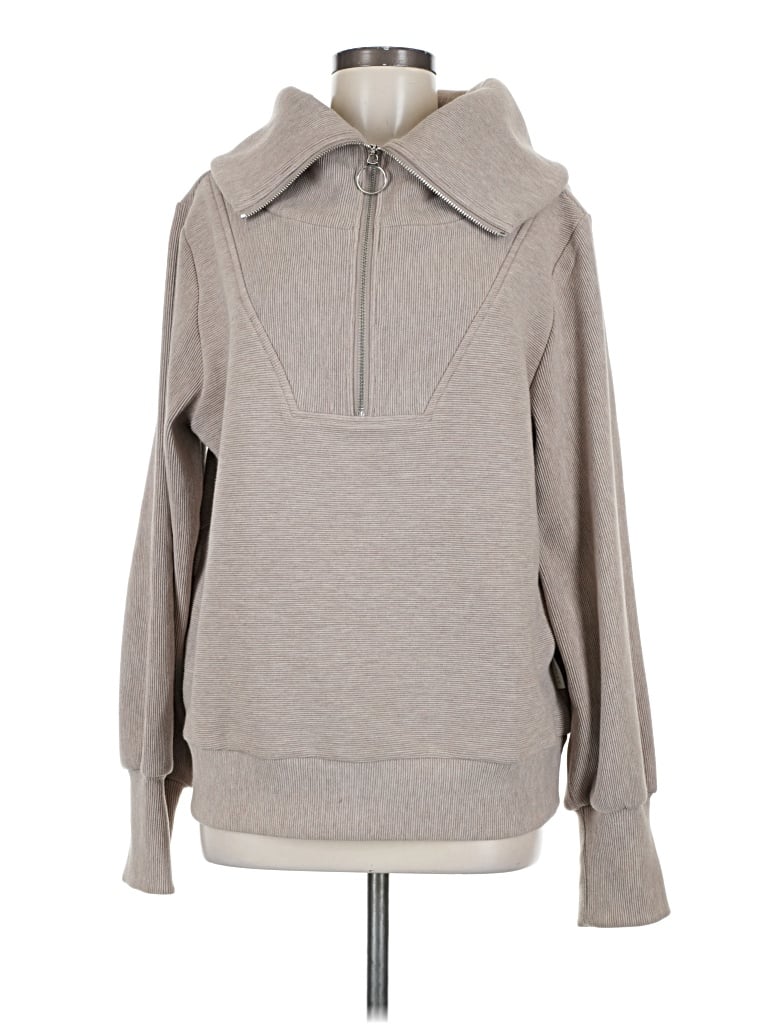 Pre-owned Varley Sweatshirt In Gray