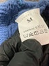 Unbranded 100% Acrylic Solid Blue Pullover Sweater Size M - photo 7