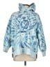 Style&Co Tie-dye Blue Pullover Hoodie Size M - photo 1