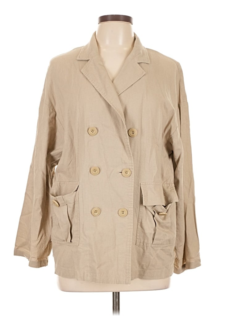 Pre-owned Assorted Brands Trenchcoat In Brown