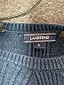 Lands' End Chevron-herringbone Blue Pullover Sweater Size S - photo 7