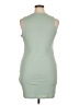 Mi ami Solid Green Casual Dress Size XL - photo 2