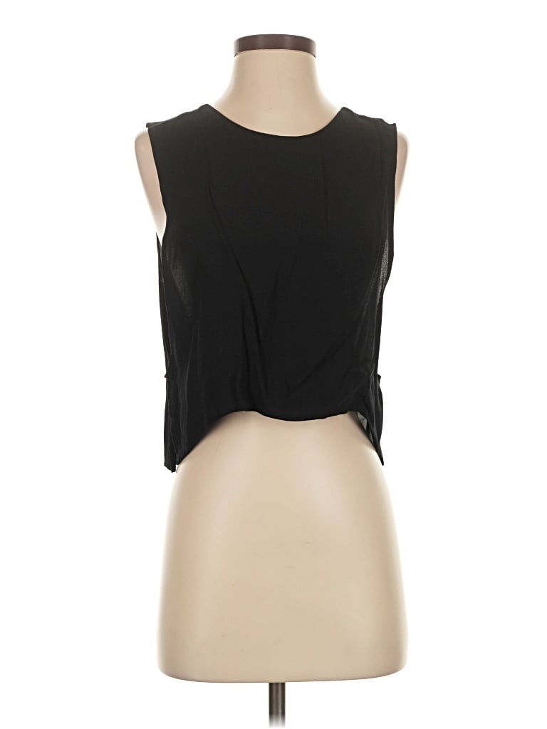 Pre-owned Reformation Sleeveless Blouse In Black