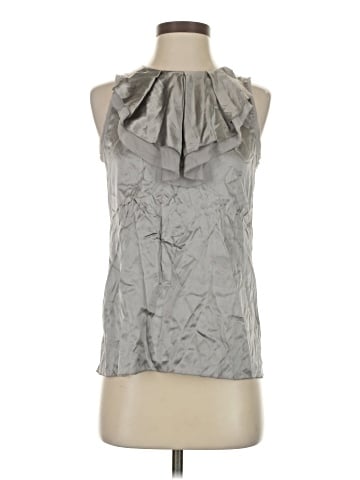 Vince. Sleeveless Silk Top (view 1)