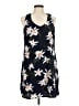 Old Navy 100% Polyester Tropical Blue Casual Dress Size M - photo 1