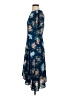 Ann Taylor LOFT 100% Polyester Blue Casual Dress Size 0 - photo 5