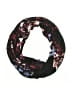 Unbranded 100% Rayon Floral Burgundy Black Scarf One size - photo 1