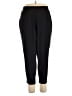 Studio by Torrid Solid Black Track Pants Size 2X Plus (2) - photo 1