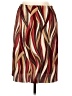 Tess 100% Polyester Print Burgundy Formal Skirt Size L - photo 2