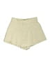 Zara Solid Ivory Khaki Shorts Size S - photo 1