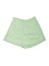 Zara Solid Green Shorts Size S - photo 1