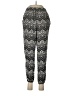 Aeropostale Print Black Casual Pants Size M - photo 1