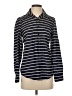 Assorted Brands 100% Polyester Stripes Blue Long Sleeve Blouse Size S - photo 1