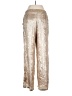 Unbranded 100% Polyester Metallic Gold Casual Pants Size M - photo 2
