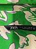 Zara Floral Green Long Sleeve Blouse Size S - photo 7