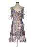 Intermix Paisley Blue Casual Dress Size 4 - photo 1