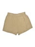 Unbranded Solid Tan Khaki Shorts Size S - photo 2