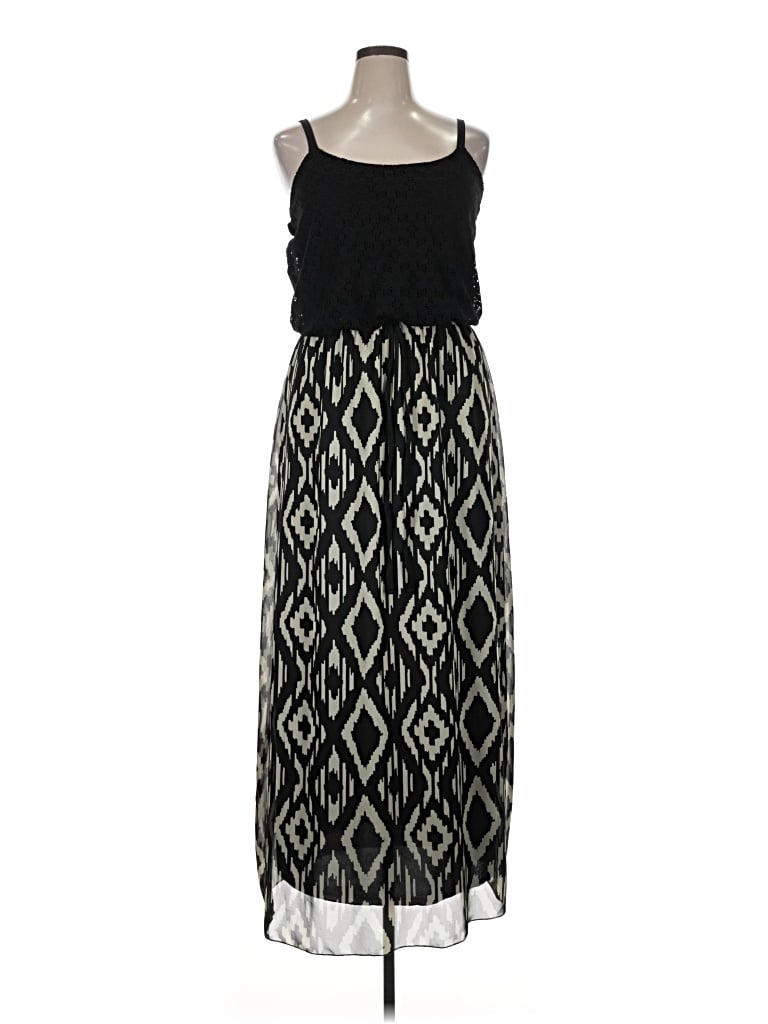 Pre-owned Faded Glory Casual Dress In Black