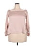 BCBGMAXAZRIA Pink 3/4 Sleeve Blouse Size M - photo 1