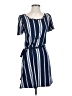 Alya Stripes Blue Casual Dress Size S - photo 1