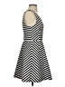 Express Stripes Black Casual Dress Size XS - photo 4