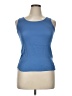 Repeat Cashmere Blue Sleeveless Top Size 34 waist - photo 1