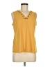 Catherine Malandrino Yellow Sleeveless Top Size M - photo 1