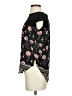Rewind 100% Polyester Floral Black Short Sleeve T-Shirt Size S - photo 5