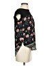 Rewind 100% Polyester Floral Black Short Sleeve T-Shirt Size S - photo 4