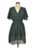 Unbranded 100% Polyester Polka Dots Green Casual Dress Size M - photo 1