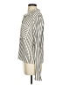 Modern Works Stripes Ivory Long Sleeve Blouse Size S - photo 5