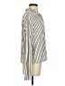 Modern Works Stripes Ivory Long Sleeve Blouse Size S - photo 4