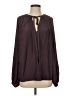 Ramy Brook 100% Polyester Burgundy Long Sleeve Blouse Size S - photo 1