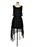 Double Zero 100% Polyester Black Cocktail Dress Size L - photo 1