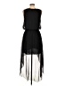 Double Zero 100% Polyester Black Cocktail Dress Size L - photo 2
