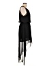 Double Zero 100% Polyester Black Cocktail Dress Size L - photo 4