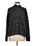 Workshop Republic Clothing Metallic Gray Turtleneck Sweater Size M - photo 1