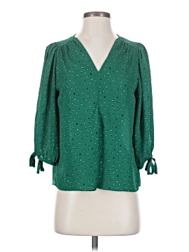 Olivia Grey 3/4 Sleeve Blouse