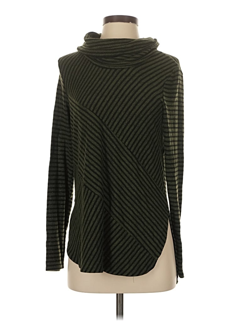 Pre-owned Faded Glory Turtleneck Sweater In Green