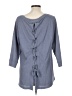 Calvin Klein Performance Gray 3/4 Sleeve Top Size L - photo 2