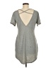 Shein Solid Gray Casual Dress Size M - photo 2