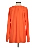 MICHAEL Michael Kors 100% Polyester Orange Long Sleeve Blouse Size 4 - photo 2
