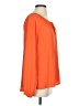 MICHAEL Michael Kors 100% Polyester Orange Long Sleeve Blouse Size 4 - photo 4